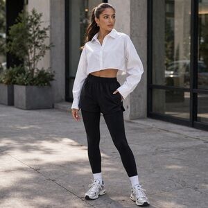 Athleta Women's Midday Ultra Cropped Shirt - NWT - Size M